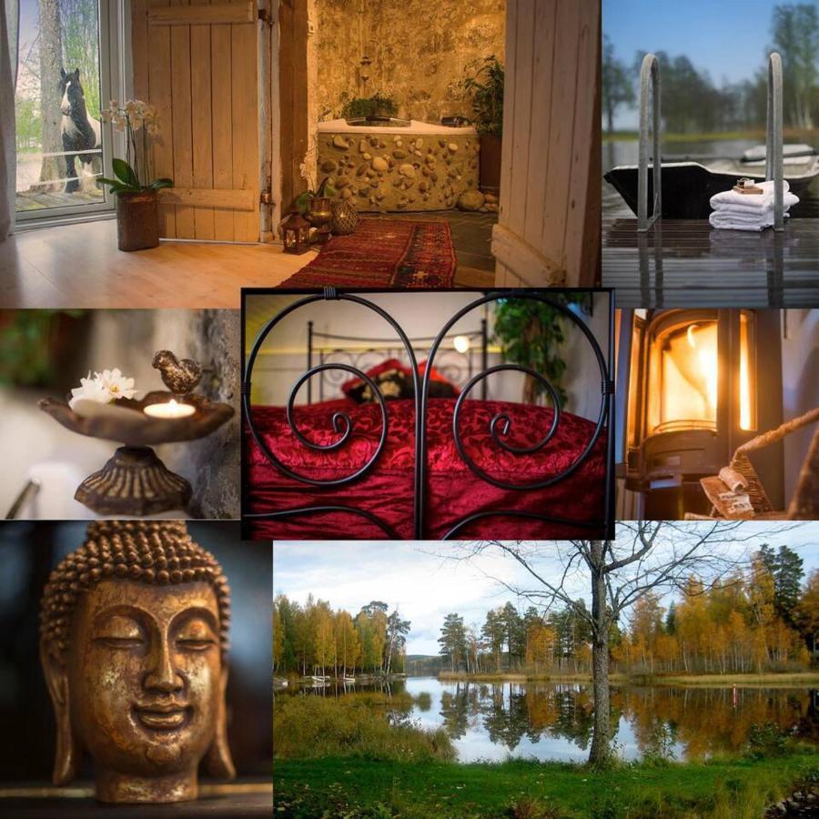 Romantic Spa Villa With Fireplace By The Lake Stjarnsund Εξωτερικό φωτογραφία